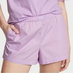 NWT Victorias Secret Women’s Boxer Sleep Shorts, 💯 Cotton, Relaxed Fit, Medium!